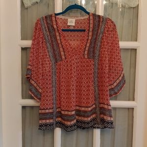Knox Rose Bohemian top